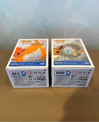 Funko Pop! Pokémon Vulpix 580 & Eevee 626