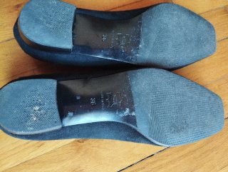 Scarpe eleganti Cinzia Valle camoscio nero 37