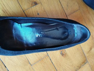 Scarpe eleganti Cinzia Valle camoscio nero 37