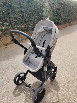 Carrito Bebé Beloved Gris + Silla Coche