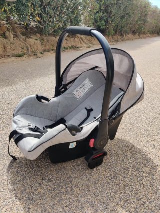 Carrito Bebé Beloved Gris + Silla Coche