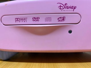 Reproductor DVD Disney Princess Rosa