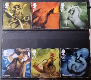 Sellos Dragones Asiaticos y Criaturas Mitológicas.