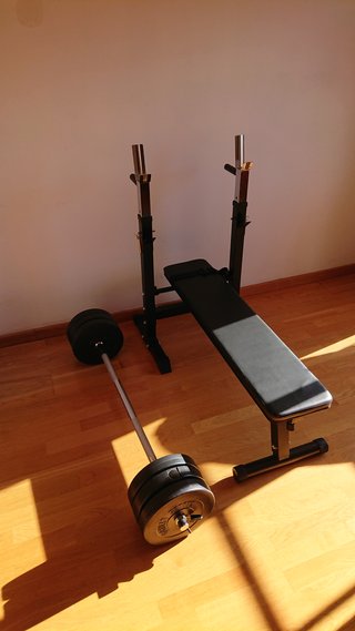 Banco de Pesas Gorilla Sports GS006 36 kg
