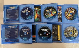 Lote 6 Juegos PS4: Uncharted, FIFA, Rayman, COD