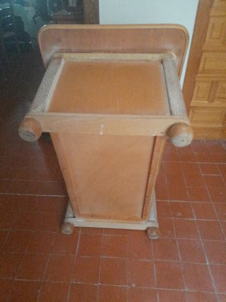 Mesa centro madera como nueva