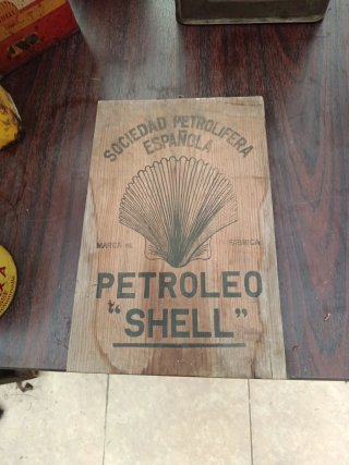 Latas Shell Antiguas Aceite Gasolina