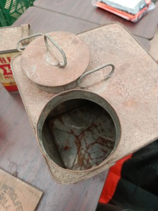 Latas Shell Antiguas Aceite Gasolina