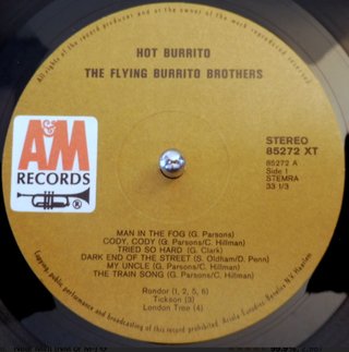 LP Flying Burrito Bros Hot Burrito