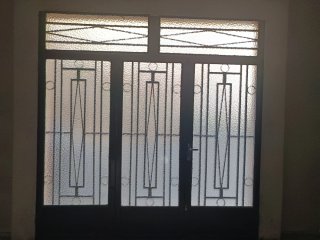 Puerta hierro 3m 3 hojas