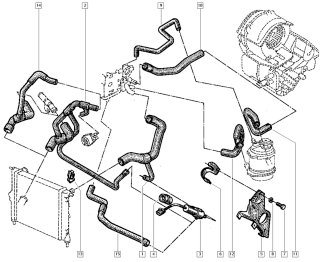 Soporte Renault Clio 16v