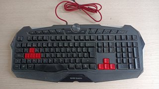 Teclado Mars Gaming MK 215 Negro/Rojo