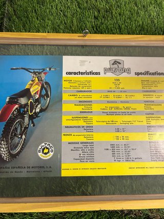 Cuadro Bultaco Pursang 125/370