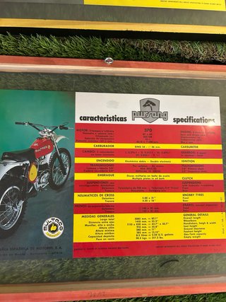 Cuadro Bultaco Pursang 125/370