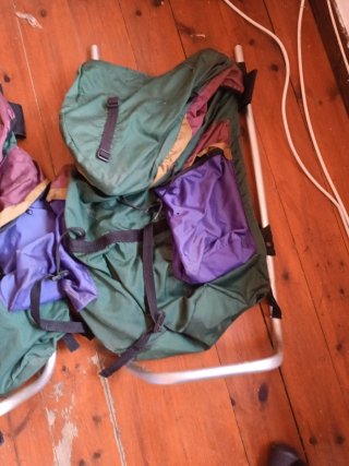 2 Mochilas de acampar vintage