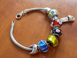 PULSERA PANDORA CON ABALORIOS ORIGINAL