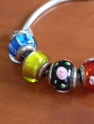PULSERA PANDORA CON ABALORIOS ORIGINAL