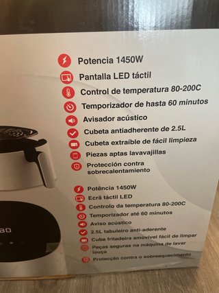 Fagor NATURFRY Compact Freidora Aire 2,5L