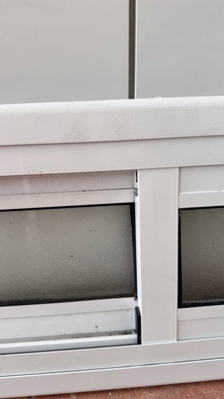 Ventana corredera aluminio 128x29