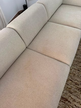 Sofá Melva Westwing 4 plazas beige 319 cm