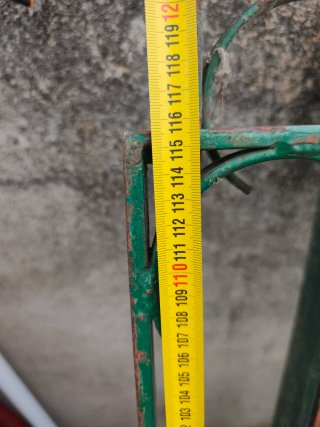 Rejas de hierro verdes