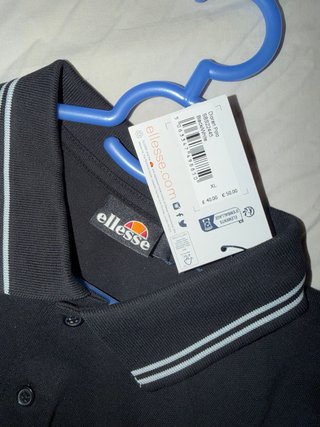Polo Ellesse Negro