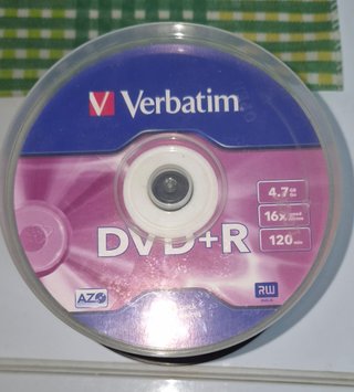 50 DVD+R Verbatim Vergini, Nuovi + Bustine