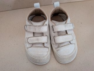 Zapatos infantiles blancos t.XL