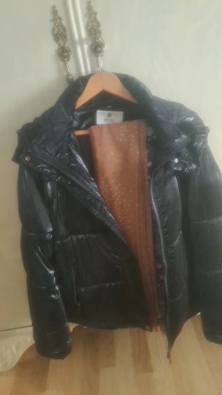 Parka GIOLLI Negra Brillante
