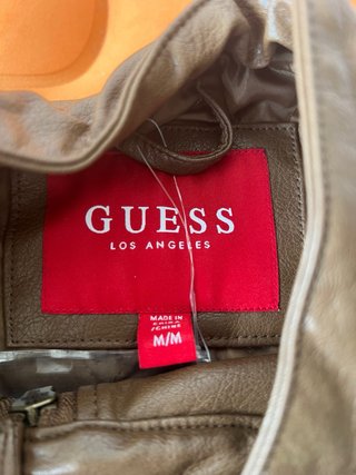 Chaqueta Guess Cuero Talla M Hombre