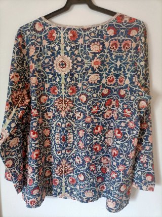 Blusa Talla Grande Estampada Floral