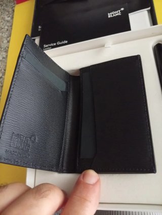 Montblanc Penna + Portacarte Nero