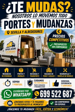 Portes,mudanzas y vaciados economicos