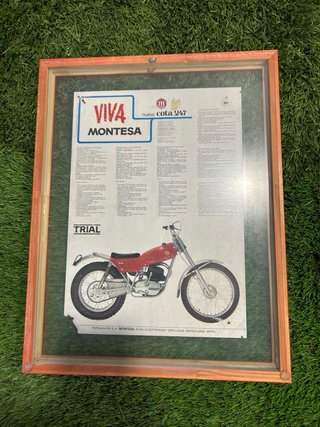 Cuadro Publicidad Montesa Cota 247