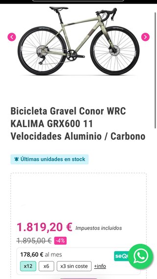 Gravel Conor Kalima Talla L