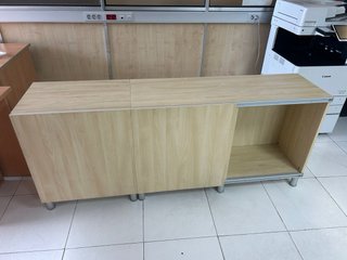 Mueble de oficina 180x42x74 cm