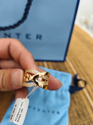 Anillo Baño Oro 18K Luxenter