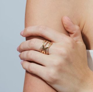 Anillo Baño Oro 18K Luxenter