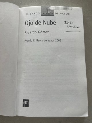 Ojo de nube – Ricardo Gómez | SM |