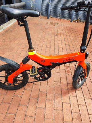 Bicicleta Eléctrica Plegable Bluoko X6