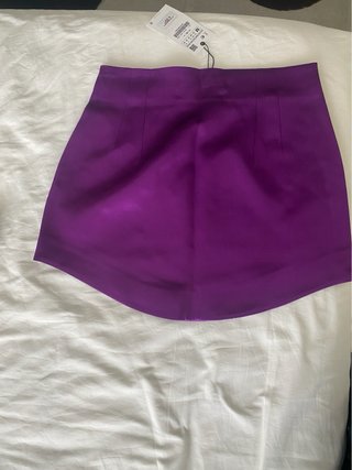 Minifalda morada sin estrenar Talla M