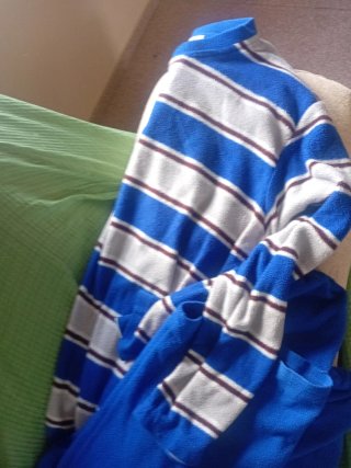 Pijama Polar Chico S&Y Azul Gris XXL