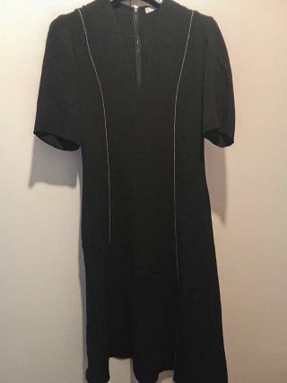 Vestido Mango Negro Elegante