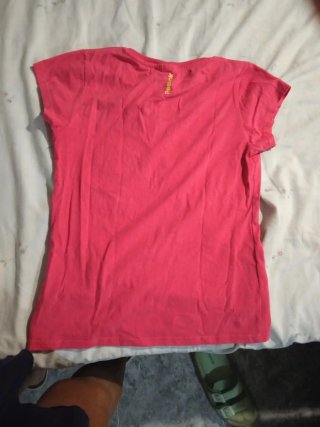Camiseta Reebok Mujer Rosa Algodón