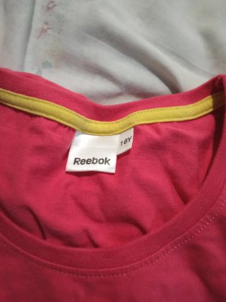 Camiseta Reebok Mujer Rosa Algodón