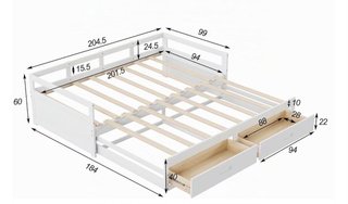 Sofá cama extensible 90/180x200