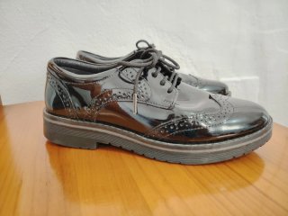 Zapatos charol mujer negros