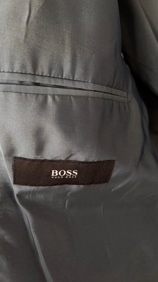 Chaqueta de traje azul marino Hugo Boss