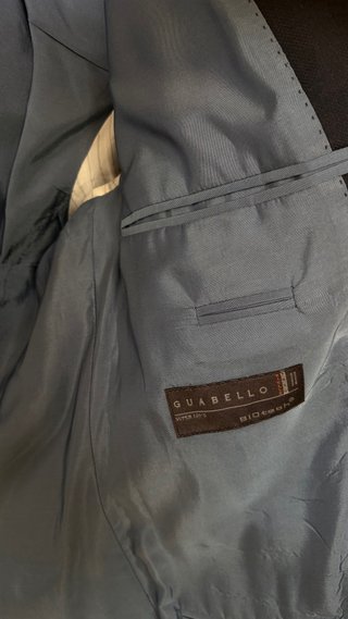 Chaqueta de traje azul marino Hugo Boss