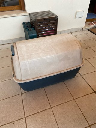 Caseta para perro de plástico/resina